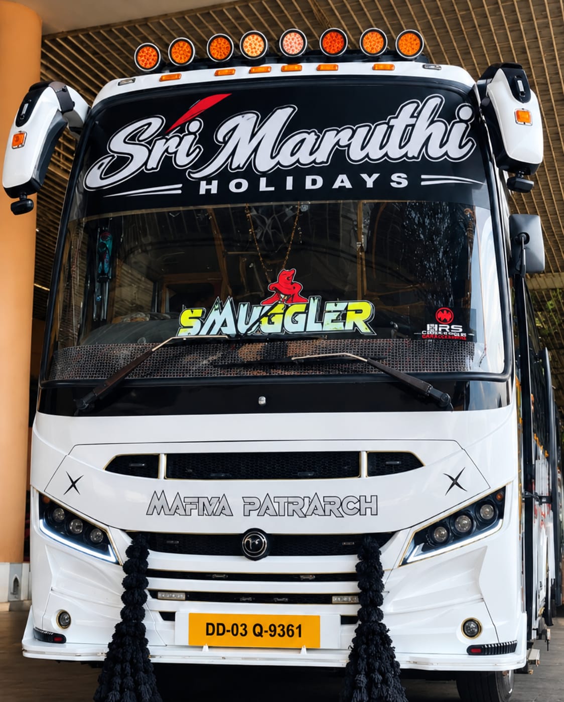 50 Seater Bus Front View